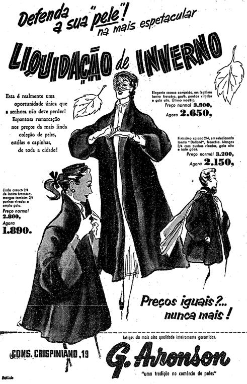 A G. Aronson é outra das grandes lojas varejistas que pareciam que nunca sairiam do mercado porém fecharam as portas nos anos 90.Vendendo produtos populares com juros baixos, a G. Aronson logo fez fortuna e tomou conta do mercado.O russo Girsz Aronson, dono da marca, chegou a ter 34 lojas na capital paulista.m junho de 1999, a G. Aronson faliu, com dívidas de R$ 65 milhões.