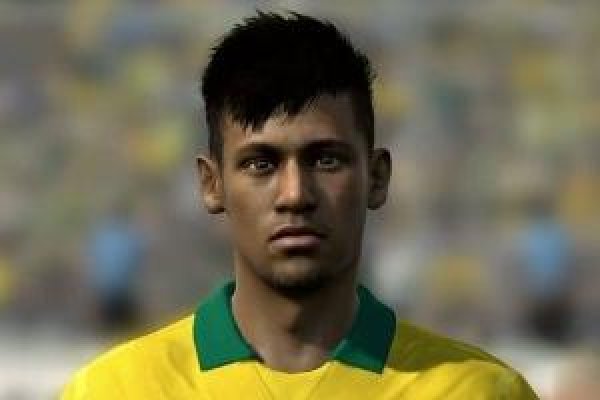 Em 2014, na edição da Copa do Mundo do Brasil, Neymar dos games estava idêntico  ao da vida real