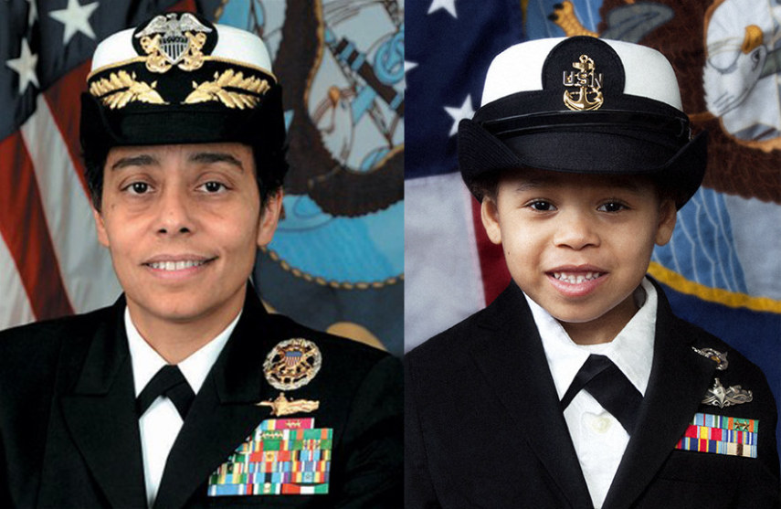 Como a primeira almirante de quatro estrelas da Marinha, Michelle Howard