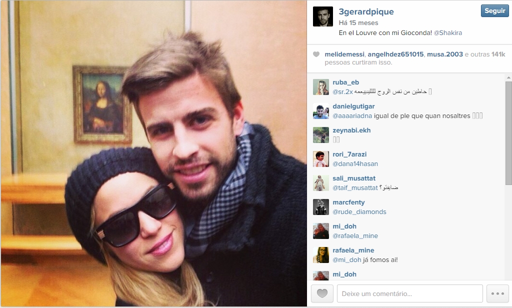 A convivência com a esposa Shakira deve ter ajudado um pouco também