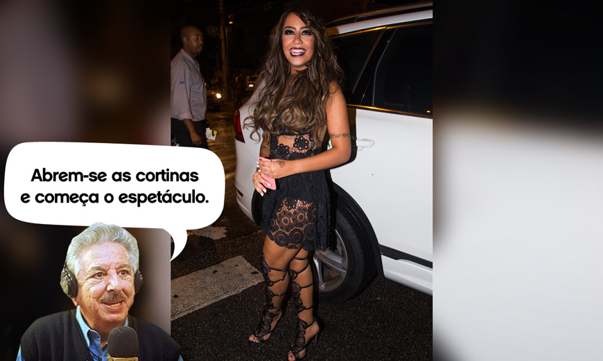 "Abrem-se as cortinas e começa o espetáculo", de Fiori Giglioti, foi a introdução da festividade