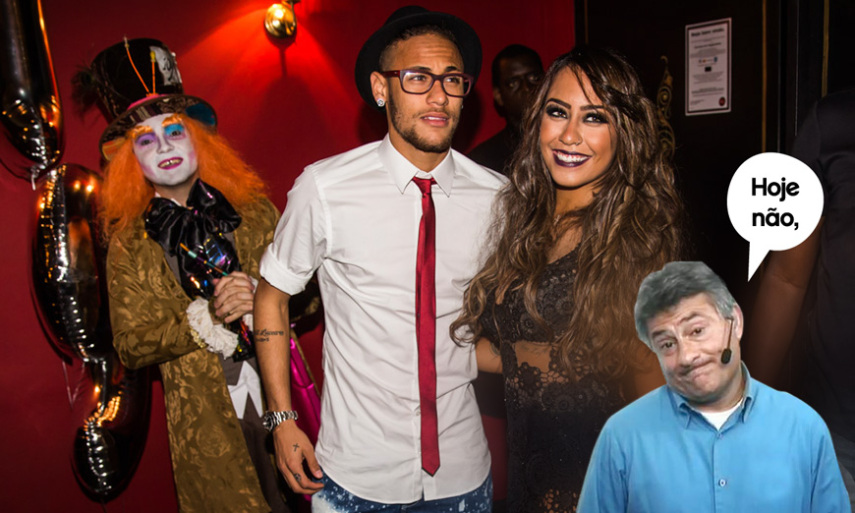 Tradicional frase de Cleber Machado ilustra o passo a passo do intruso na foto