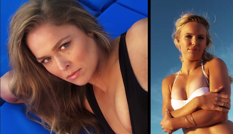 Ronda Rousey e Caroline Wozniacki se destacam pelo seus talentos e por suas belezas