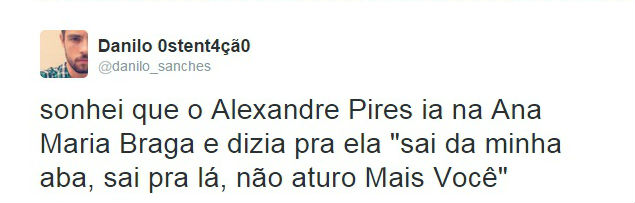 HAHAHAHAHAHAHA que sonho tonto!
