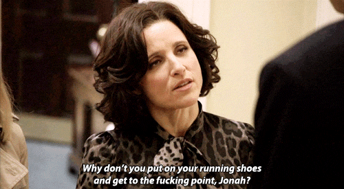 A hilária Selina Meyer vive as dores e as delícias de ser vice-presidente dos Estados Unidos.