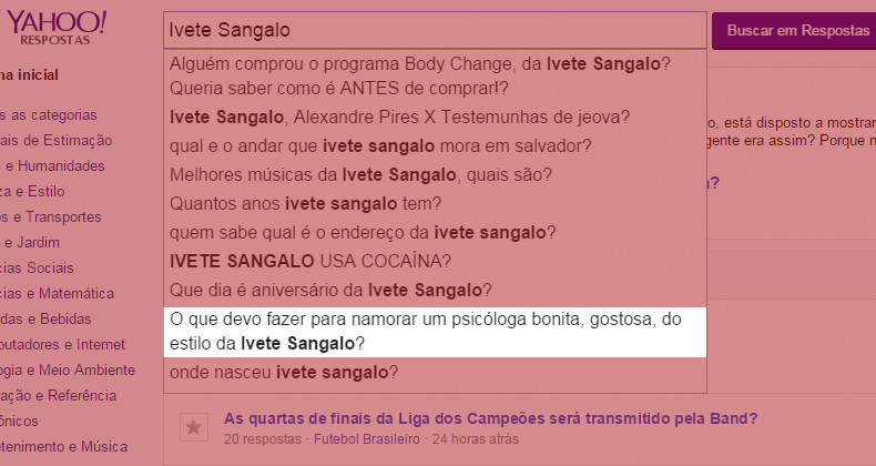 Qual a relação da psicologia com a Ivete Sangalo?