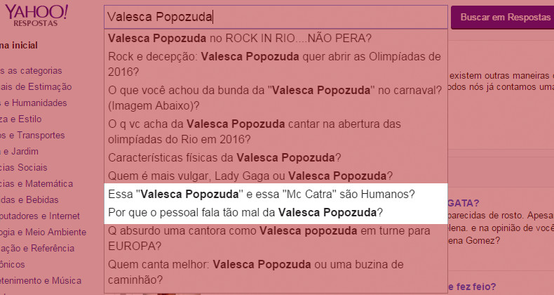 Apenas o beijinho no ombro pro recalque passar longe