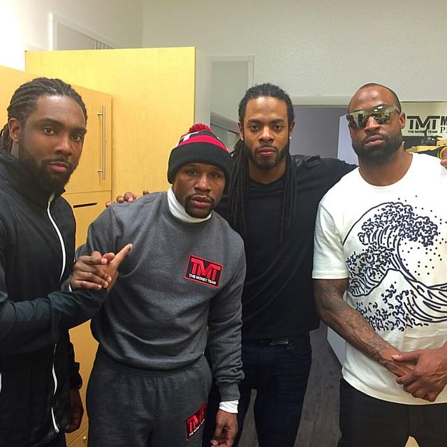 Richard Sherman é amigo do boxeador Floyd Mayweather