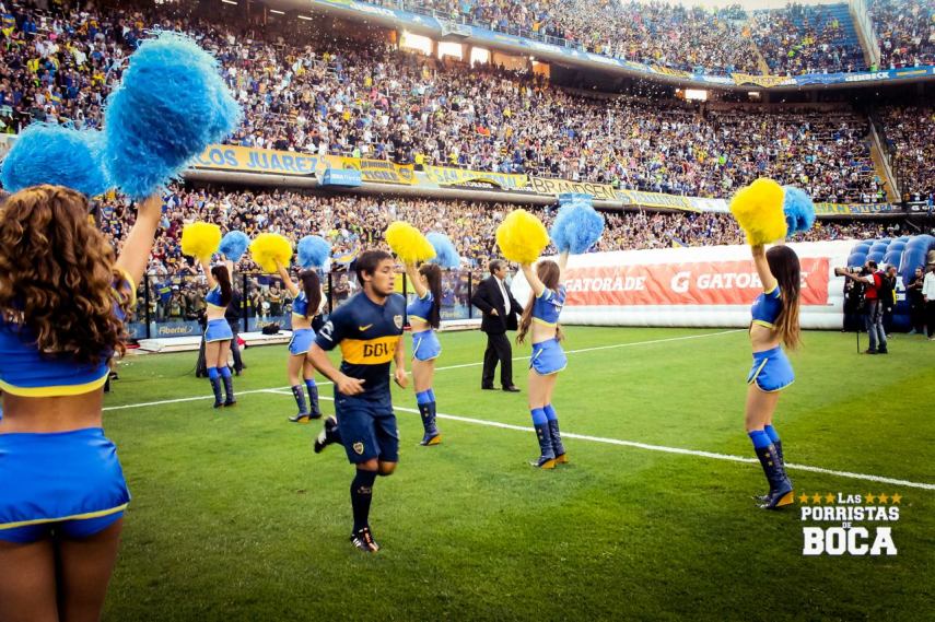 Las Boquitas, as famosas cheerleaders do Boca Juniors