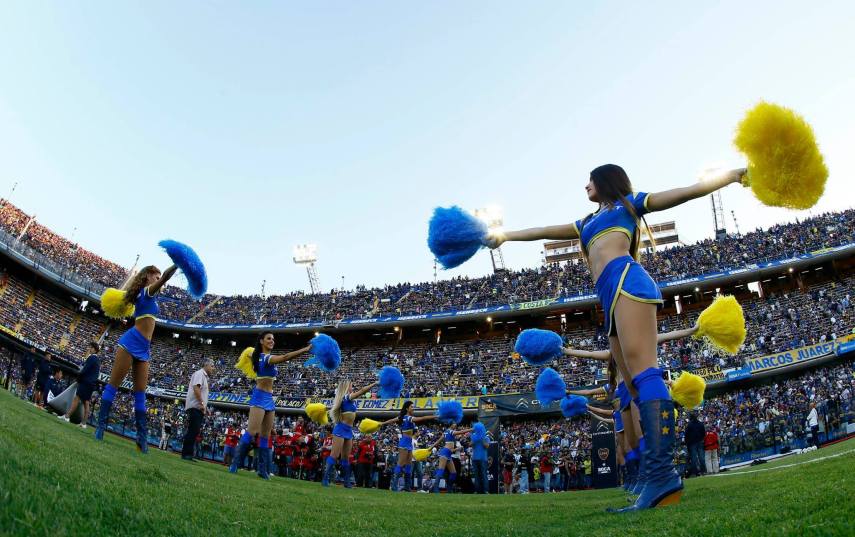 Las Boquitas, as famosas cheerleaders do Boca Juniors