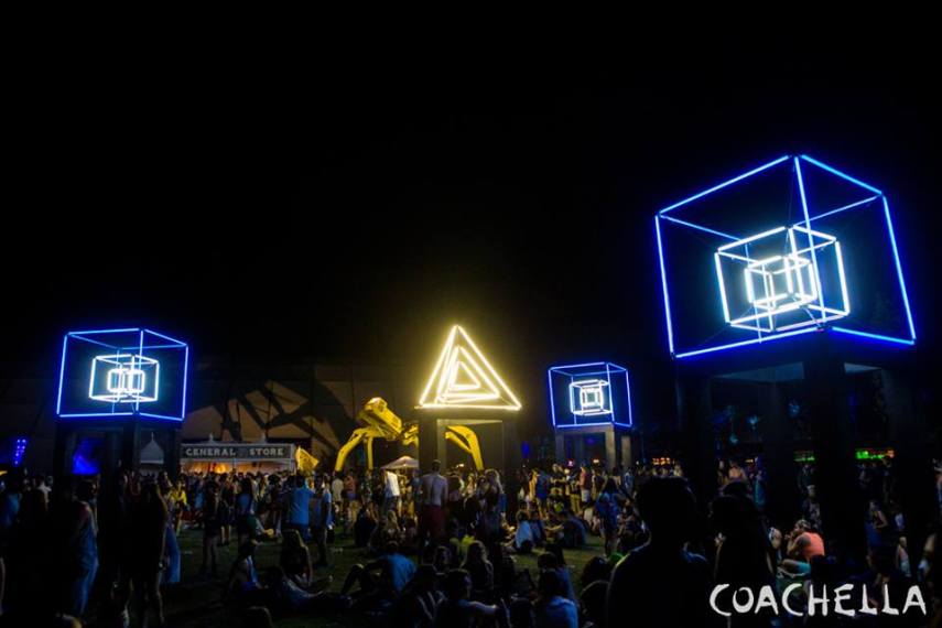 A noite tudo fica mais bonito no Coachella