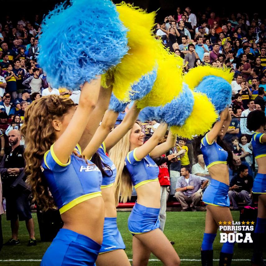 Las Boquitas, as famosas cheerleaders do Boca Juniors