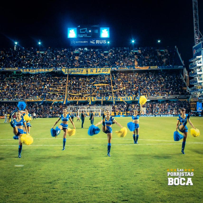 Las Boquitas, as famosas cheerleaders do Boca Juniors