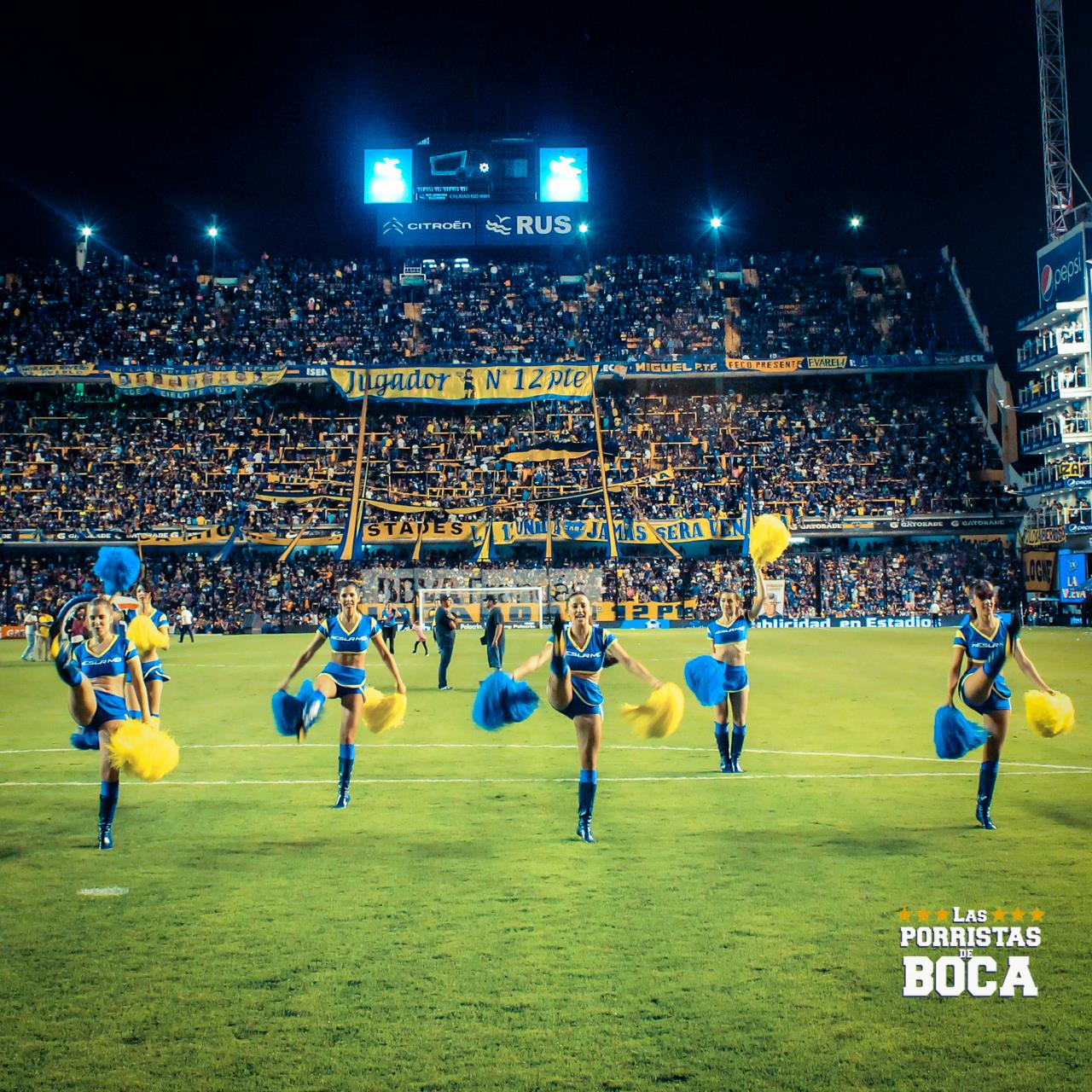 Las Boquitas, as famosas cheerleaders do Boca Juniors