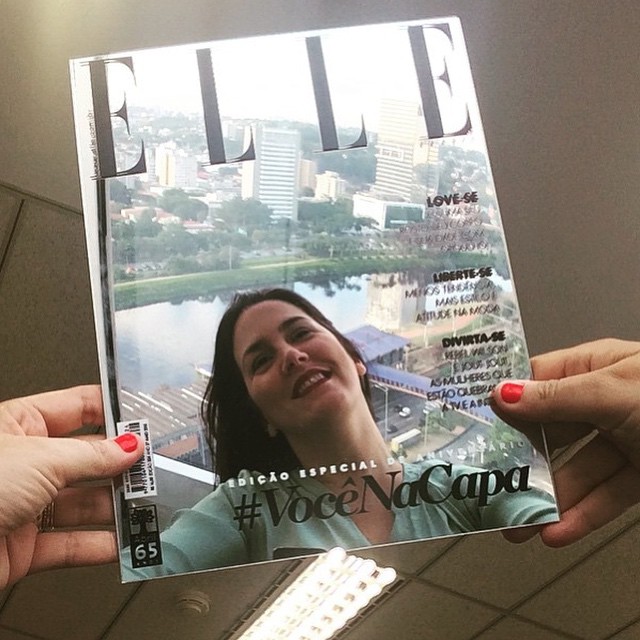 A própria diretora da revista Elle Brasil, Suzana Barbosa.