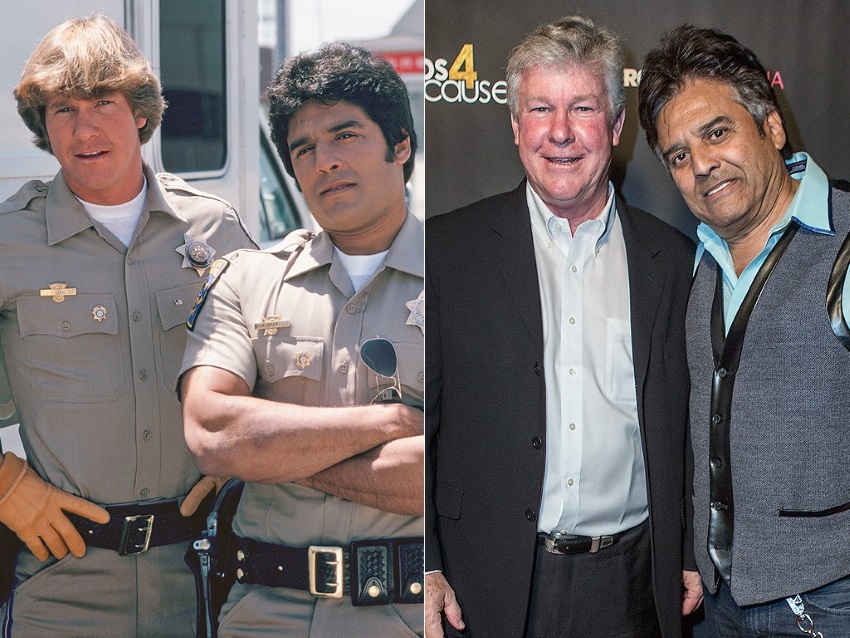 Larry Wilcox e Erik Estrada viveram os inesquecíveis patrulheiros Jon Baker e Frank Poncherello na clássica série dos 70's