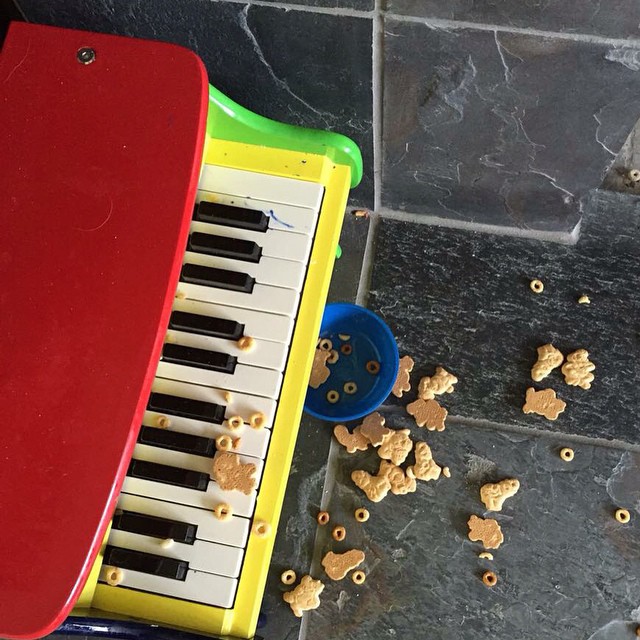 Meu filho não pode comer isso porque, apesar de ser exatamente o que pediu, foi servido na tigela errada
