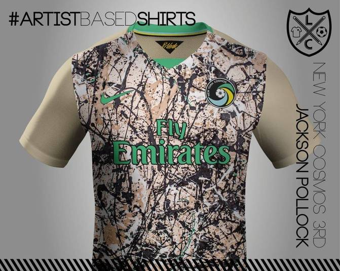 Veja como seriam as camisas dos clubes de futebol se elas fossem desenhadas por pintores