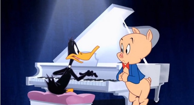 Com personagens clássicos como Patolino, Gaguinho...