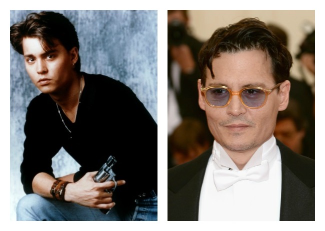 Quem não se lembra de Johnny Depp quase bebê em 