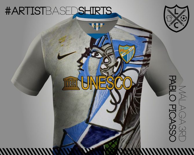 Veja como seriam as camisas dos clubes de futebol se elas fossem desenhadas por pintores