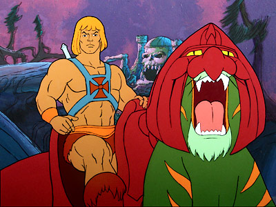 O musculoso He-Man...