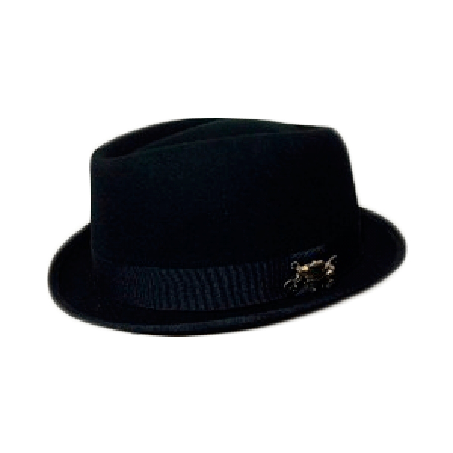<a href="http://www.aesquina.com.br/index.php/features/feltro/item/168-chapeu-pork-pie" target="_blank">A Esquina</a>, R$ 158
