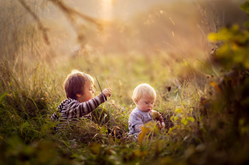 O olhar especial que uma mãe tem para os filhos, e o olhar especial que as crianças tem para o mundo