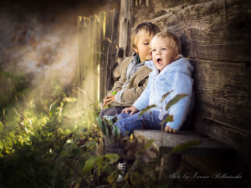 O olhar especial que uma mãe tem para os filhos, e o olhar especial que as crianças tem para o mundo