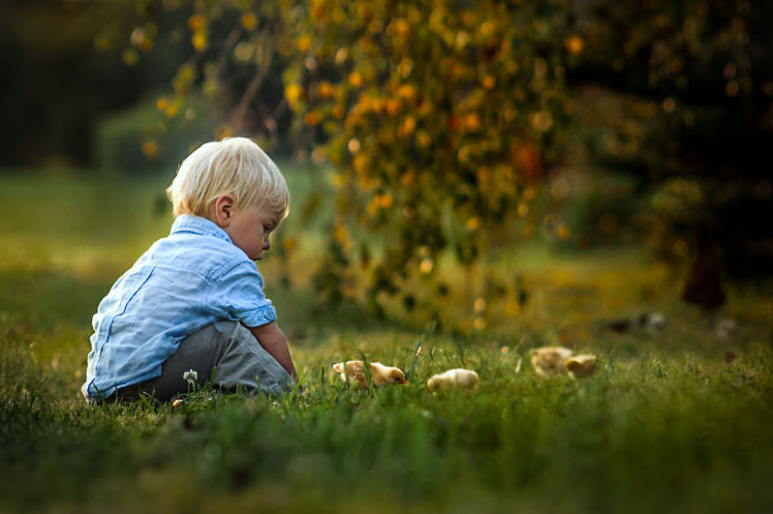 O olhar especial que uma mãe tem para os filhos, e o olhar especial que as crianças tem para o mundo