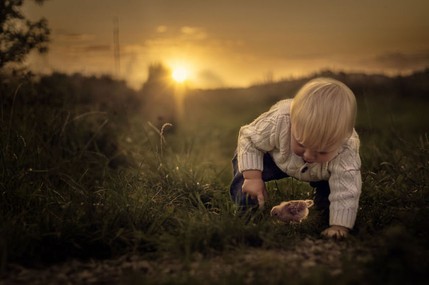 O olhar especial que uma mãe tem para os filhos, e o olhar especial que as crianças tem para o mundo