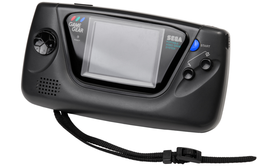 Um dos primeiros videogames portáteis do mundo, o Game Gear já vinha com a tela colorida e rolava até assistir TV com um adaptador. Obviamente, essa brincadeira não era nada barata.