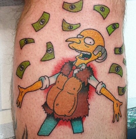 O Instagram thesimpsonstattoo junta quase 300 tatuagens inspiradas no desenho americano