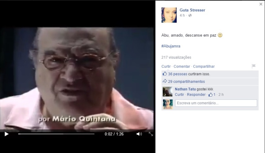 Abu, amado...descanse em paz 