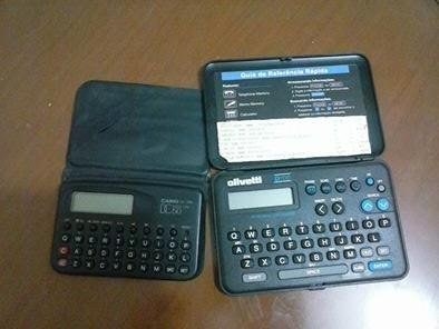 E ter uma agenda eletrônica que você nunca usava?