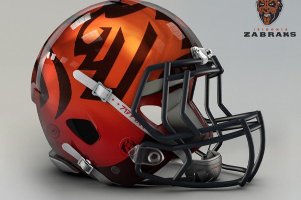 Capacete personalizado de Star Wars do Cincinnati Bengals