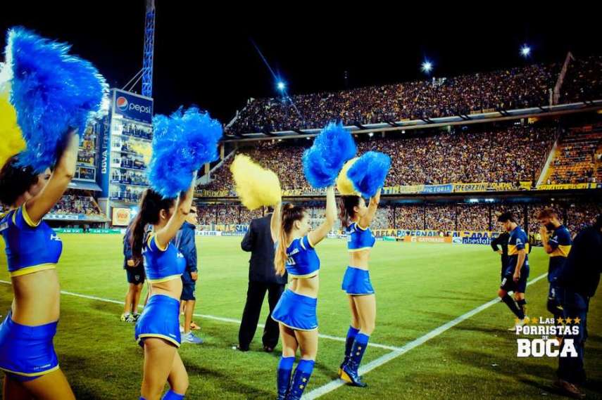 Las Boquitas, as famosas cheerleaders do Boca Juniors