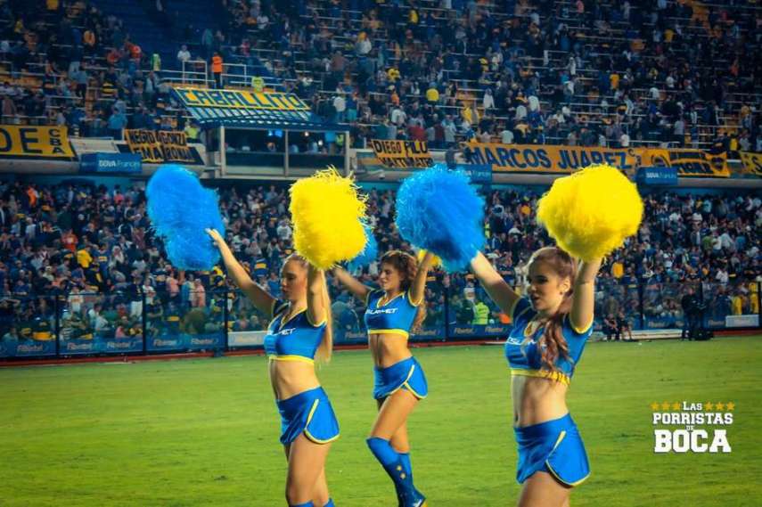 Las Boquitas, as famosas cheerleaders do Boca Juniors