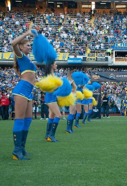 Las Boquitas, as famosas cheerleaders do Boca Juniors