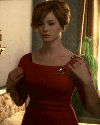 NATURAL! A deusa Christina Hendricks, que interpreta secretária Joan de 