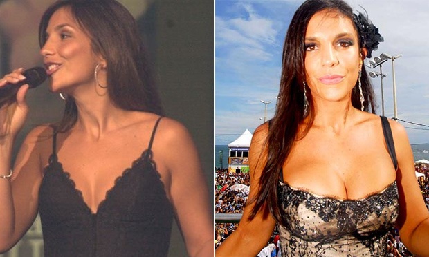 TURBINADA! Em 2006, a cantora entrou para o time das siliconadas. No início, desconversou e não quis falar sobre o assunto. Mas logo depois Ivetão contou para a imprensa que essa seria uma das novidades de seus próximos shows.