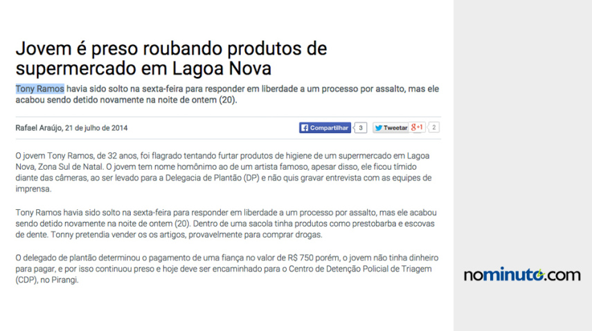 Bom, a pergunta é: os produtos eram Friboi?