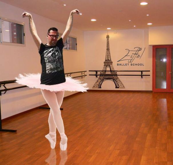 O holandês Sid Frisjes pediu a usuários do 4Chan que editassem a torre Eiffel para ficar debaixo de seu dedo
