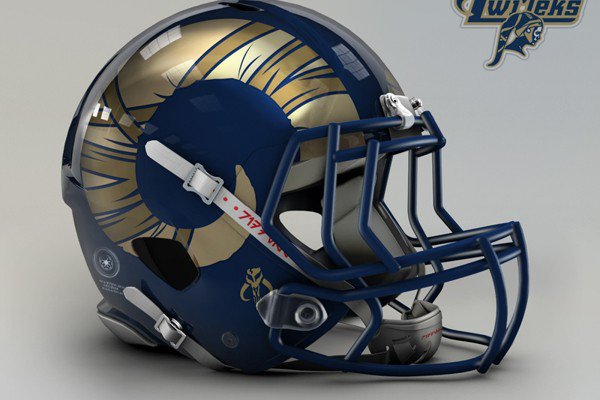 Capacete personalizado de Star Wars do San Louis Rams