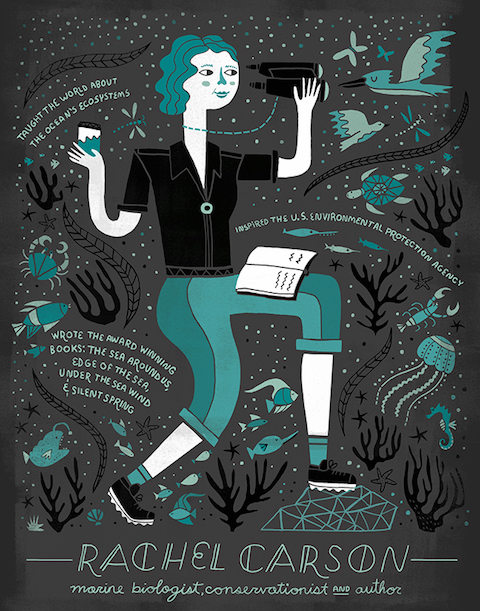 Rachel Carson, bióloga marinha, conservacionista e escritora