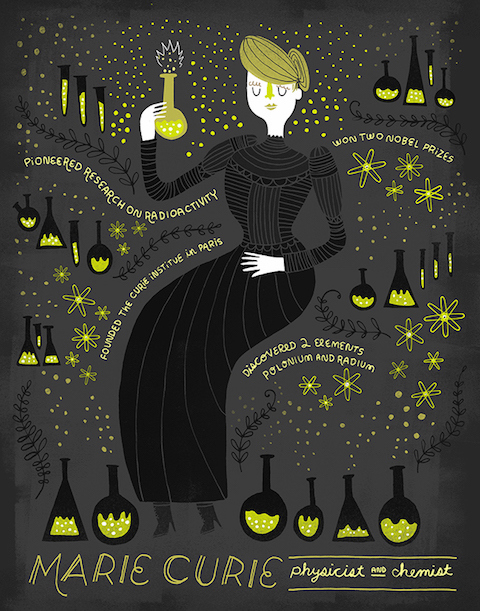 Marie Curie, física e química