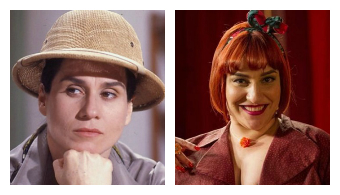 A divertida inglesa de araque, caçadora de vampiros, permitiu que Vera Holtz desse um show na TV. Para viver Penn Taylor no musical, temos a hilária Simone Gutierrez, craque de musicais e de personagens cômicas