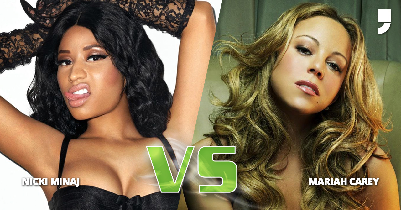 As duas foram juradas do American Idol em 2014 e não conseguiram mesmo se entender. Além de discordarem sobre os candidatos dentro do reality, Nicki também soltou um veneno no Twitter. "Ela está triste porque eu conquistei o recorde dela no Hot 100 em apenas três anos de carreira", disse.