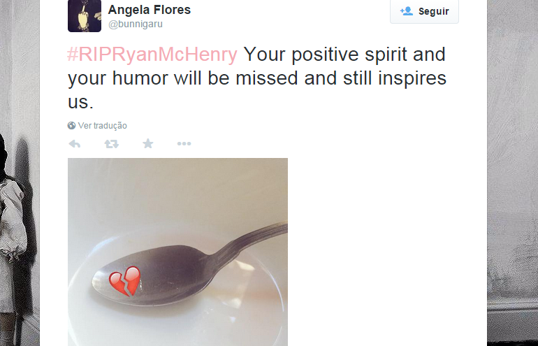 “Seu espírito positivo e seu humor farão falta e continuarão nos inspirando”