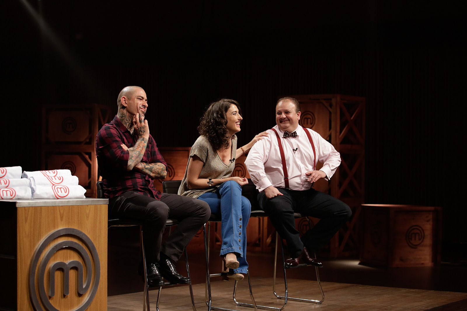Henrique Fogaça, Paola Carosella e Erick Jacquin
